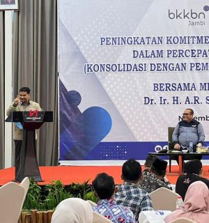 Sinergi dan Kolaborasi, SAH Puji Kinerja BKKBN Provinsi Jambi