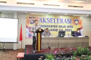 Kapolda Jambi Ingatkan Kasatker Hati-hati Kelola Anggaran Negara