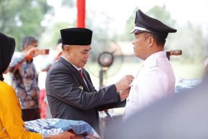 Aspan Lantik Tiga PJ Kades di Tebo