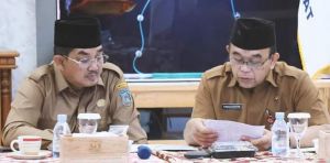 Bupati Anwar Sadat Ikuti Rakornas Pengendalian Inflasi Tahun 2023