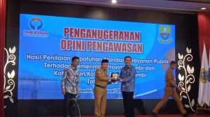 Anugrah Kepatuhan Pelayanan Publik, Hanya Merangin yang Masuk Zona Kuning 