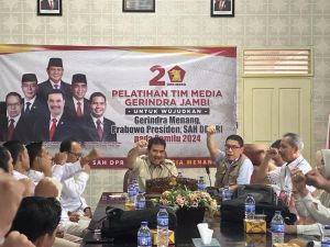 Prabowo Tulen !  SAH Bekali Pejuang Politik Gerindra dengan Pelatihan Media Sosial