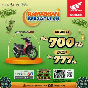 Dapatkan Promo DP Ringan dan Voucher Diskon Khusus Pembelian Honda Supra X 125