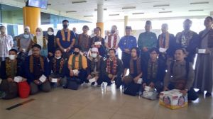 Tiba di Jambi,  19 Orang Mahasiswa Dari Sudan Disambut Langsung Al Haris- Sani