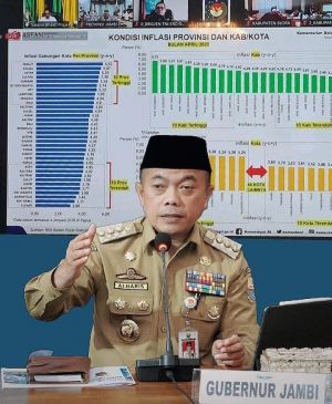 Al Haris Sebut Pengendalian Inflasi di Jambi Terkendali
