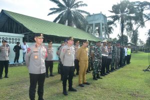 Kapolda Jambi Ikuti Apel Pengamanan VVIP Presiden RI 