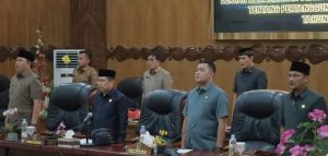 DPRD Tanjabbar Gelar Rapat Paripurna Ketiga Tanggapan Bupati Pemandangan Umum Fraksi