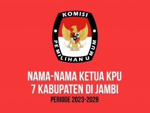 Ini Nama Ketua KPU 7 Kabupaten Di Jambi yang Baru Saja Terpilih