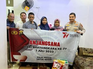 Jelang HUT Bhayangkara ke-77, Polda Jambi Anjangsana ke Warakawuri Polri