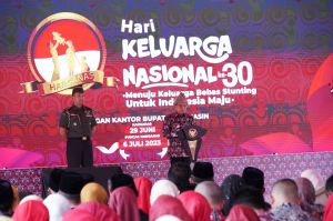 Hadiri Puncak Peringatan Hari Keluarga Nasional, Wapres Ma'ruf Amin: Keluarga Kunci Atasi Stunting