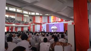 Hadiri Rakernas APDESI, Menhan RI Prabowo Ajak Kades Bergerak Maju