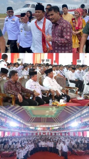SAH Tegaskan Visi Prabowo di Rakernas Apdesi Membawa Harapan untuk Keadilan