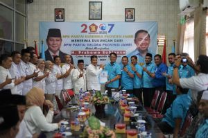 SAH Sukses Fasilitasi Dukungan Partai Gelora Jambi Untuk Prabowo Sebagai Capres 2024