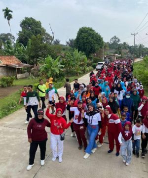 Meriahkan HUT RI, HBA Kolaborasi Bersama Caleg Muda Golkar Muaro Jambi Buat Jalan Sehat