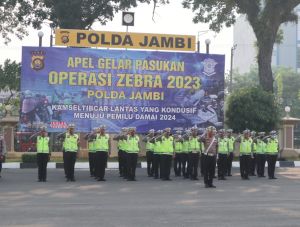 Operasi Zebra 2023 Usai, 4.206 Warga Jambi Ditilang