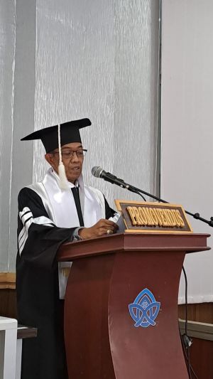 Sidang Promosi Doktor, Junaidi Habe Raih Nilai Cumlaude