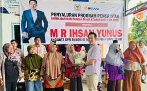 Ihsan Yunus Salurkan Bantuan Pangan untuk 25 Ribu Keluarga Penerima Manfaat