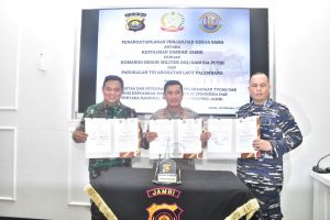 Amankan Pesta Demokrasi, TNI-Polri Tandatangani Kerjasama 