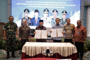Bawaslu Provinsi Jambi Teken NPHD Rp61.1 Miliar