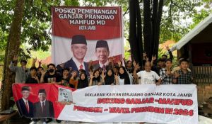 Relawan Kawan Berjuang Ganjar Jambi Siap Menangkan Ganjar-Mahfud di Pilpres 2024