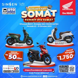 Pameran Digital lengkap dengan Promo Berlimpah, Hanya di Honda Virtual Expo