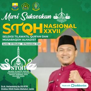 RSUD Raden Mattaher Jambi Turunkan Nakes hingga Siapkan Icu Emergency di STQH 