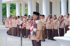 Anwar Sadat Jadi Pembina Upacara Pembukaan Perkemahan Bakti Cabang Ke-2 Saka Bakti Husada