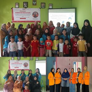 Mahasiswa PG-PAUD Gelar Sosialisasi Parenting di Desa Pulau Betung Batanghari