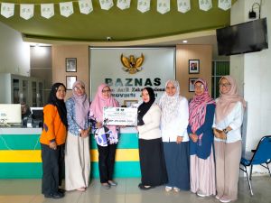MW KAHMI-Forhati Jambi Serahkan Donasi Palestina Rp25 Juta ke Baznas Provinsi Jambi