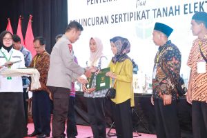 Kapolda Jambi Ikuti Virtual Peluncuran Sertifikat Elektronik dari Presiden