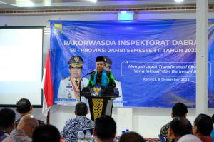 Evaluasi Capaian Pengawasan, Wagub Jambi Buka Rakorwasda Inspektorat se Jambi di Kerinci 