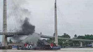 Salah Satu Destinasi Wisata di Jambi, Ditabrak Tongkang Batu Bara