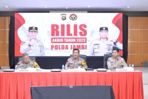 Selama 2023, Polda Jambi Berhasil Selesaikan 4.099 Kasus Kriminalitas