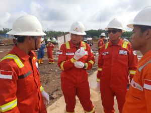 SKK Migas Sidak Proyek Sumur Minyak Seleraya Belida