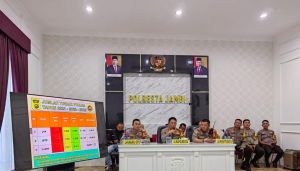 Polresta Jambi Tuntaskan 1.378 Kasus Kejahatan Sepanjang Tahun 2023