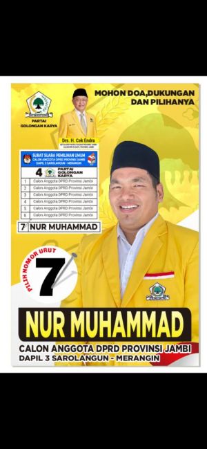 Cucu Pendiri NU Ini Dipastikan Maju ke DPRD Provinsi Jambi Dapil Sarko 