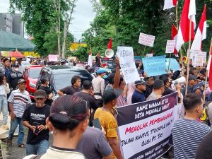 Warga Demo Tolak Stockpile Tepat di HUT Jambi ke 67 Tahun, Ini Kata Al Haris