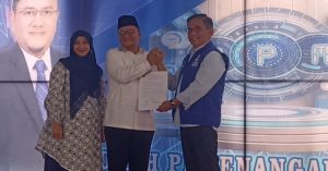 Massa Penuh saat Peresmian Rumah Pemenangan Maulana