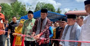 Edi Purwanto Potong Pita Peresmian Masjid di Bungo, Imbau Warga Jaga Situasi Kamtibmas Jelang Pemilu