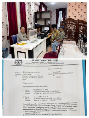Pemprov Jambi Laporkan Kerusakan Akibat Ricuh Demo Sopir Batubara ke Polda Jambi