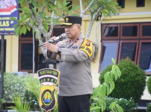 Cek Kesiapan Pengamanan TPS di Tanjabtim, Ini Pesan Wakapolda Jambi