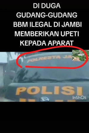 Viral! Mobil Patroli di Jambi Keluar dari Gudang Minyak Diduga Ilegal, Ini Penjelasan Polisi