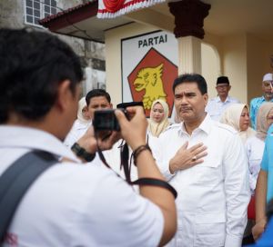 SAH Tegaskan Caleg Gerindra Tak Khianati Masyarakat Dengan Money Politik