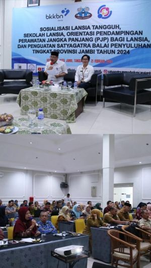 BKKBN Provinsi Jambi Sosialisasikan 7 Dimensi Lansia Tangguh