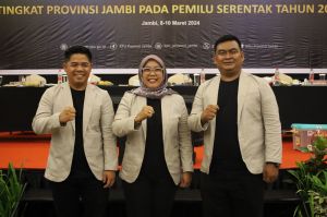 Bawaslu Tebo Hadiri Rekapitulasi Pemilu 2024 Tingkat Provinsi Jambi, Parida: Alhamdulillah Lancar