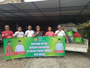 IKBJ Kirim Bantuan Seng dan Pakaian ke Tanah Tumbuh 