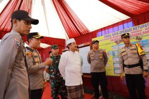 Bupati Tinjau Pos PAM Lebaran di Desa Pematang Lumut, Pastikan Kesiapan Arus Balik