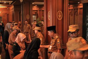 Hari Pertama Kerja Setelah Lebaran, Al Haris Gelar Halal Bihal ke Ratusan ASN di Pemprov Jambi 