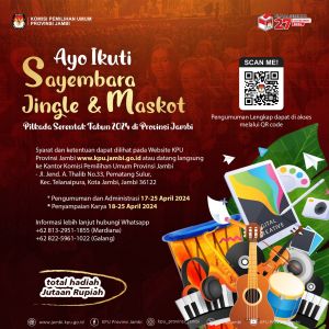 KPU Provinsi Jambi Buat Sayembara Jingle dan Maskot Pilkada Serentak 2024