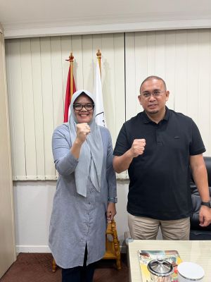 Usai Kawal Laga Timnas di Qatar, Andre Rosiade Gerindra Terima Dilla Hich di Senayan